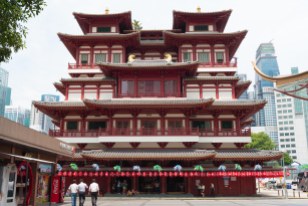 Templo Hindu em Chinatown